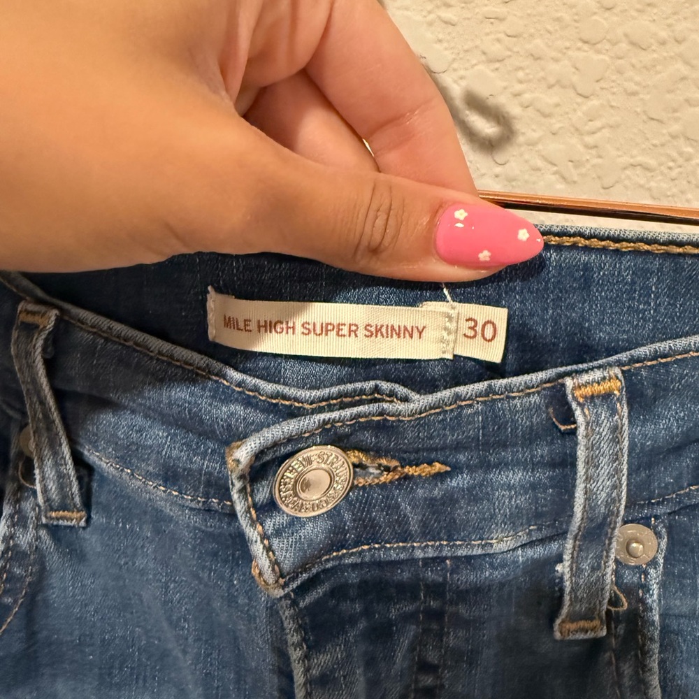 Levi's Blue Skinny Jeans Classic Style